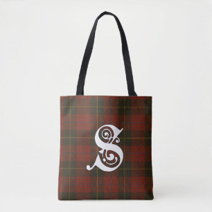 Skinner Clan Tartan Monogram Tasche