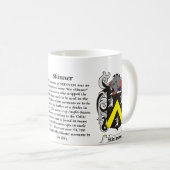 Skinner-Familien-Wappen Tasse (VorderseiteRechts)