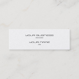 Skinny Business Card Luxus Excutive Pearl Mini Visitenkarte