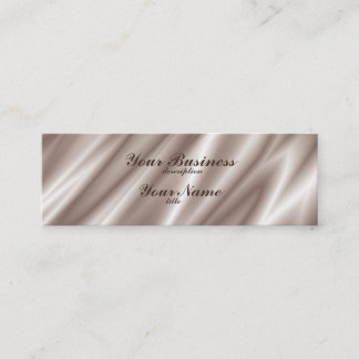 Skinny Business Card Papier Seidensekt Mini Visitenkarte