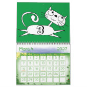 Skinny Cat Calendar Kalender (Mär 2027)