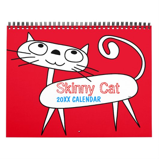 Skinny Cat Calendar Kalender (Titelbild)