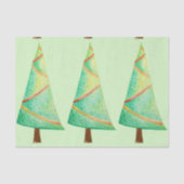 Skinny Christmas Trees Seidenpapier (Vorderseite)