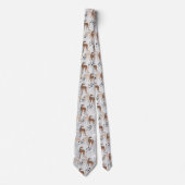 Skinny Dogs Light Grey Neck Tie Krawatte (Vorderseite)