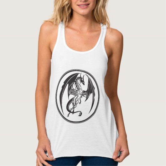 Skinny Drache... Tank Top (Vorderseite)