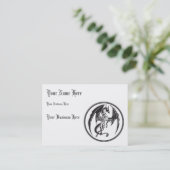 Skinny Drachen... Visitenkarte (Stehend Vorderseite)