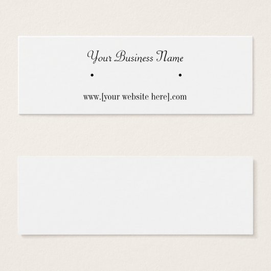 Skinny Earring Visiards (Vorne & Hinten)