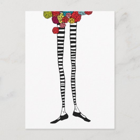 Skinny Legs Postcard Postkarte (Vorderseite)