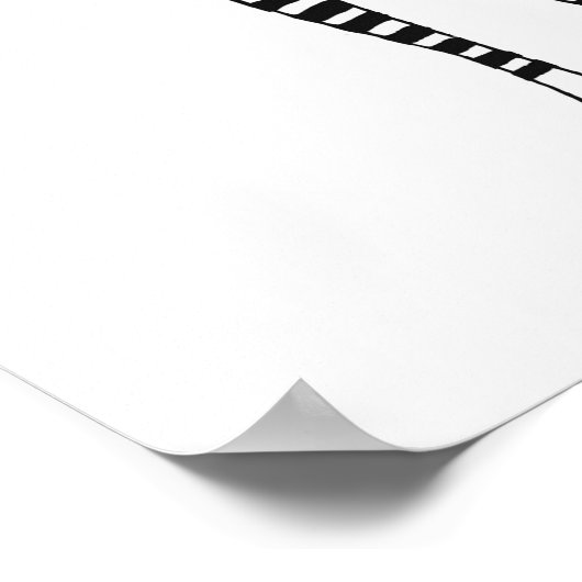 Skinny Legs Poster (Ecke)