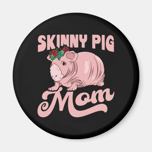 Skinny Pig Mama Magnet (Vorne)