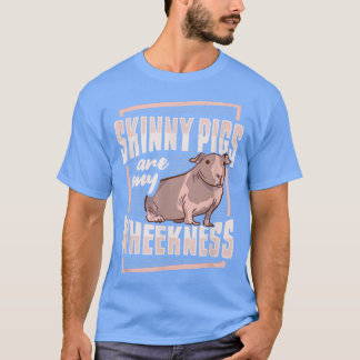 Skinny Pig Wheel Design für eine Guinea Pig Lover T-Shirt