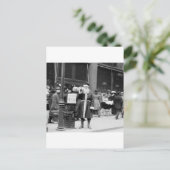 Skinny Santa, Anfang der 1900er Feiertagspostkarte (Stehend Vorderseite)