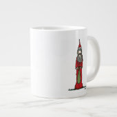 Skinny Santa Jumbo-Tasse (Vorderseite Rechts)