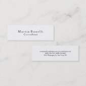 Skinny Trendy Classic Traditionelle Visitenkarte (Vorne/Hinten)