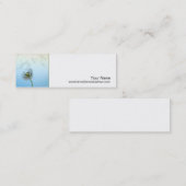 Skinny Visitenkarte - ein Wunsch machen (Vorne/Hinten)