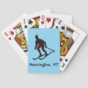Skiort Bennington, VT (Südwestvermont Skifahren) Spielkarten