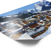 Skiort Lech in Österreich in Vorarlberg Fotodruck (Ecke)