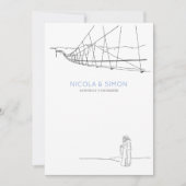 Skiort Lucca in Liebe Wintery Chalet Einladung (Vorderseite)