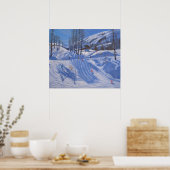 Skiort Tignes 2009 Poster (Küche)