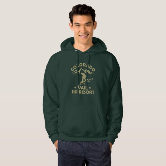 Skiort Vail Colorado Hoodie (Vorne ganz)