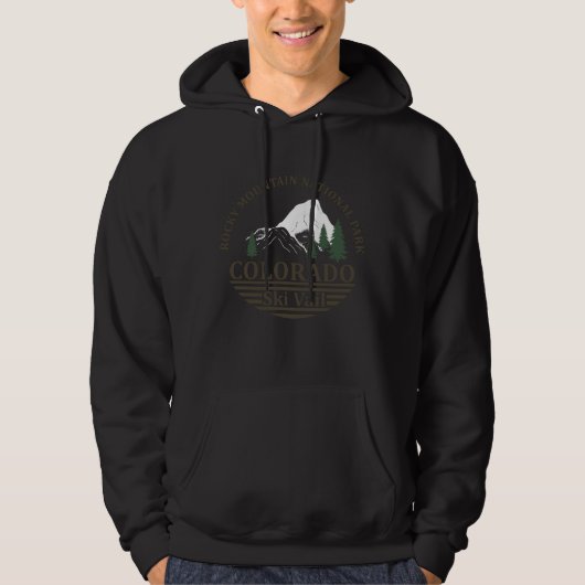 Skiort Vail Colorado Hoodie (Vorderseite)