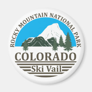 Skiort Vail Colorado Magnet