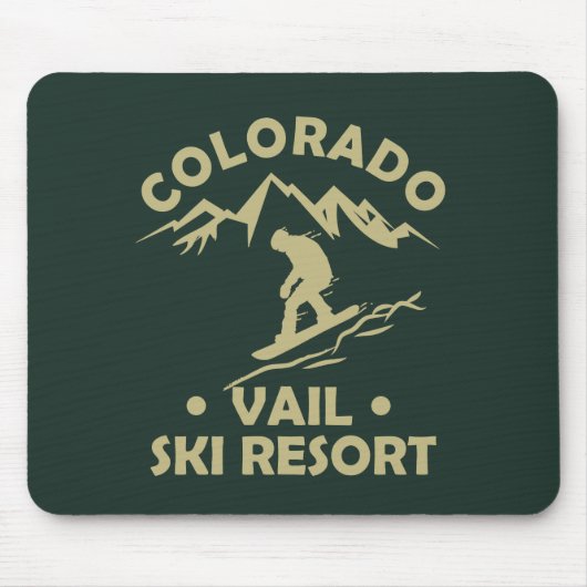 Skiort Vail Colorado Mousepad (Vorne)