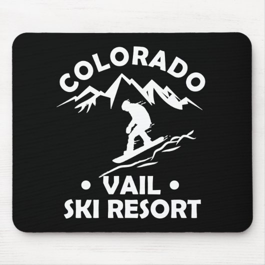 Skiort Vail Colorado Mousepad (Vorne)