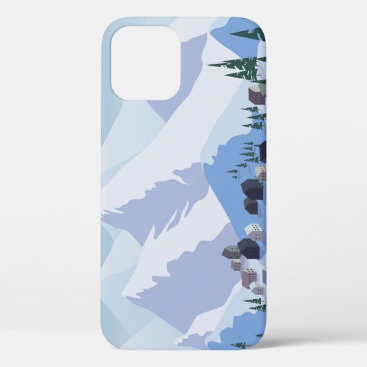 Skiort: Vintage Bergwelt Case-Mate iPhone Hülle (Rückseite)