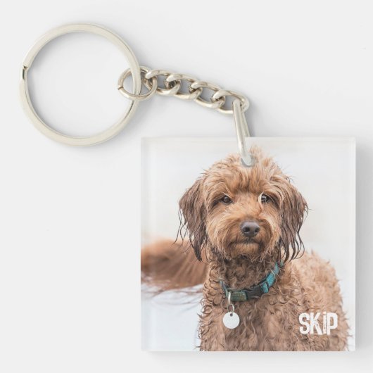 Skip 'A' Doodle 2 Schlüsselanhänger (Vorderseite)
