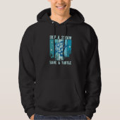 Skip A Straw Save A Turtle Save The Turtles   Hoodie (Vorderseite)