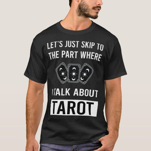 Skip Talk Tarot T-Shirt (Vorderseite)