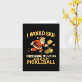 Skip Weihnachten Morgen für Picklell Santa Karte (Gelbe Blume)