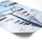 Skipark Sessellifte Fotodruck (Ecke)