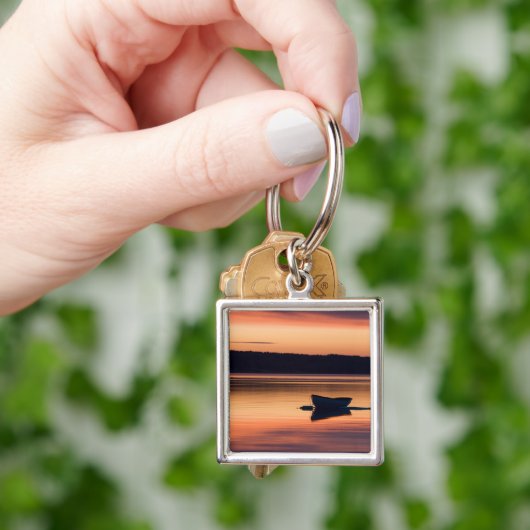 Skipass bei Sonnenaufgang in Eggemoggin Erreichbar Schlüsselanhänger (Hand)