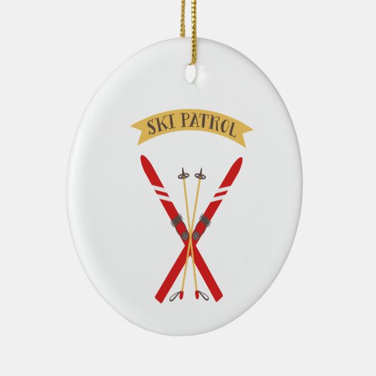 Skipatrol Keramik Ornament (Rechts)