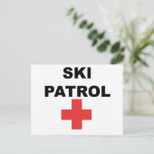 Skipatrol Postkarte (Stehend Vorderseite)