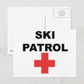 Skipatrol Postkarte (Vorne/Hinten)