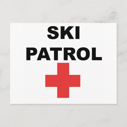Skipatrol Postkarte (Vorderseite)