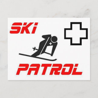 Skipatrol - "Skier" Postkarte