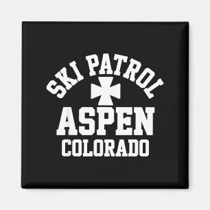Skipatrouille Aspen Colorado Skifahren & Snowb Magnet