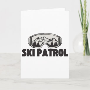 Skipatrouille Winterskig-Brille Bergreise  Karte