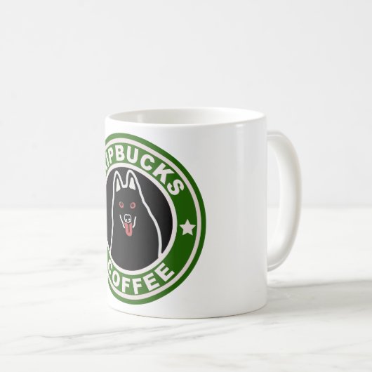 Skipbucks Kaffee-Tasse Kaffeetasse (VorderseiteRechts)