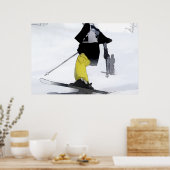 Skipiste beendet poster (Küche)