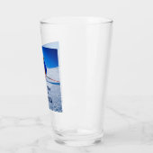 Skipiste Funny Motivierend Schnee Ski Glas (Links)