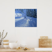 Skipiste Morzine Poster (Küche)