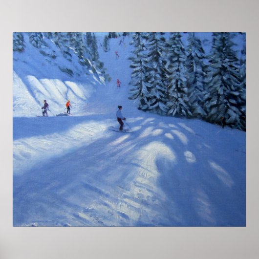 Skipiste Morzine Poster (Vorne)
