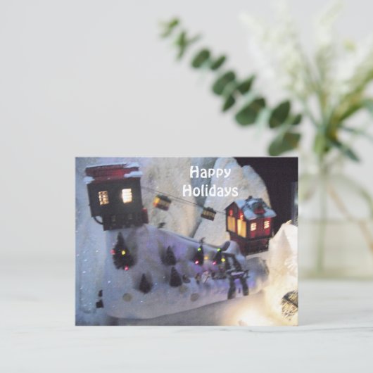 Skipiste nach Karte (Stehend Vorderseite)