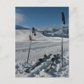 Skipiste Postkarte (Vorderseite)