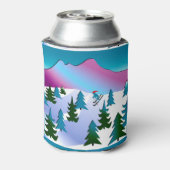 Skipiste Winterkühler Dosenkühler (Kanne Rückseite)